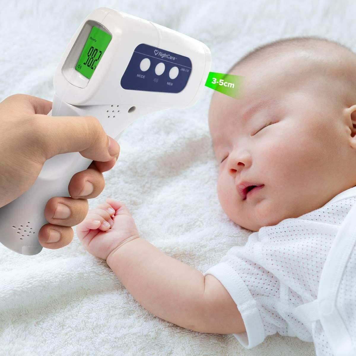 RightCare No-Touch Infrared Forehead Thermometer with Instant Results, 1 Count 4