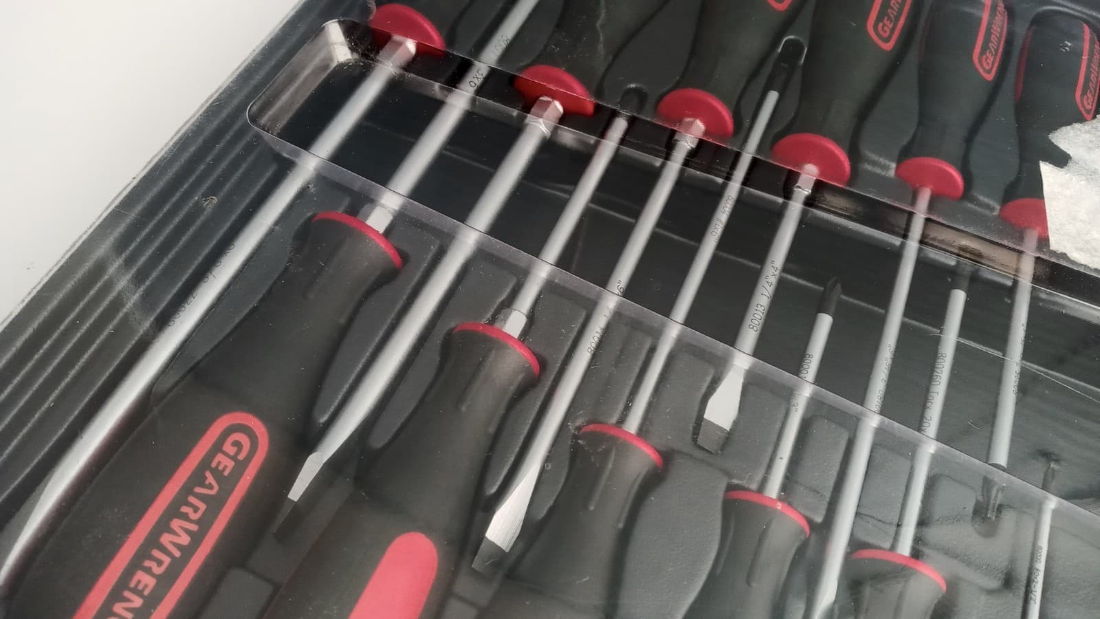 GearWrench 20 Pc. Master Red Black Screwdriver Set Slotted Phillips Torx 80066 3