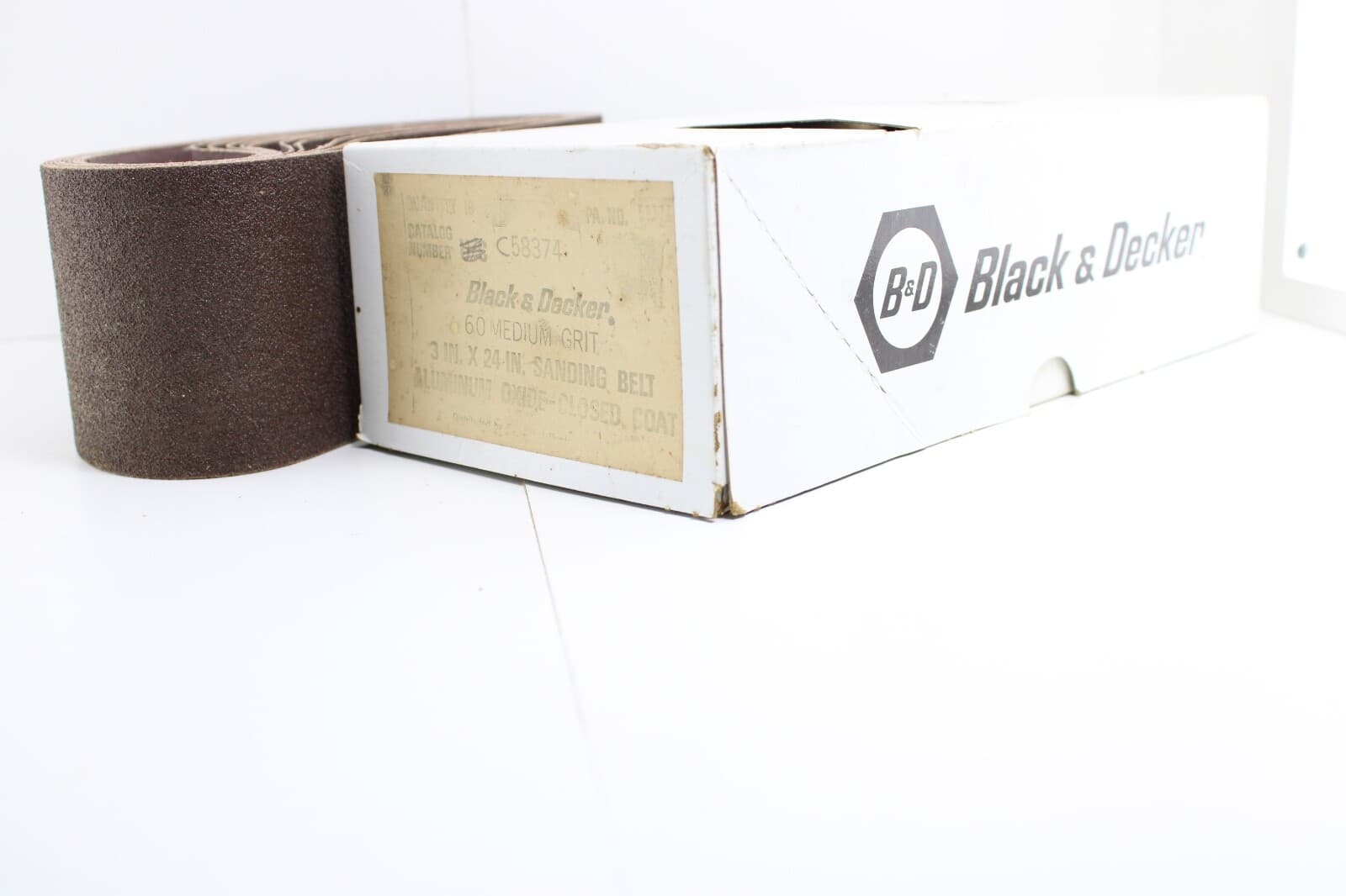 Black & Decker 58374 3" X 24" Sanding Belts 60 Grit (Box of 10) NOS 4