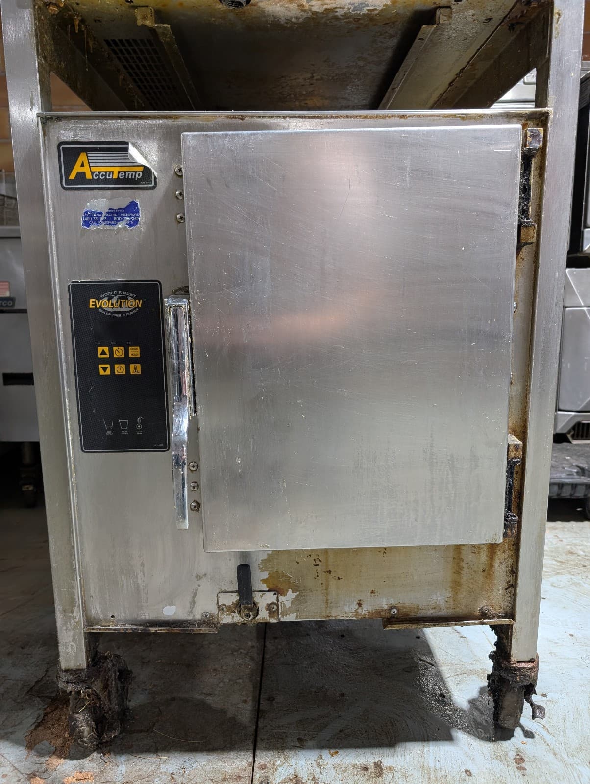 AccuTemp E6 Evolution 6 Pan Double Electric Boilerless Connectionless Steamer 5