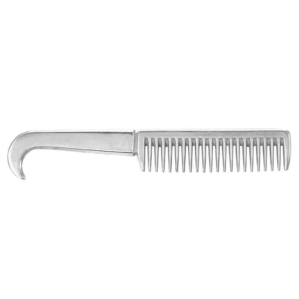  Alloy Horse Comb Mane Tail Pulling Comb Metal Horse Grooming Tool J9B2