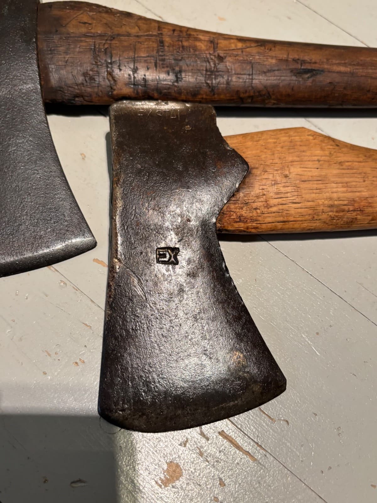 2x Vintage Wetterlings Axes – SAW 5 lb - EX – Storvik Sweden 3