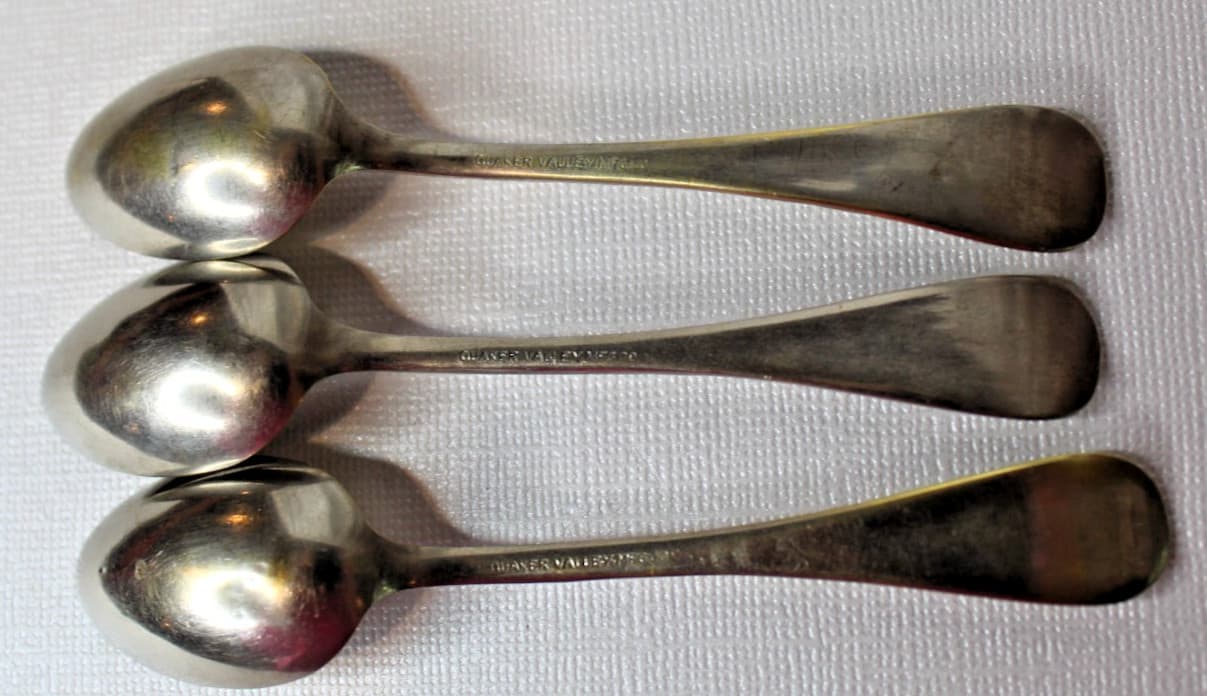 3 Vintage Silverplate Spoons Flagship Brooklyn/Olympia Morro Castle - 4 1/4" 4