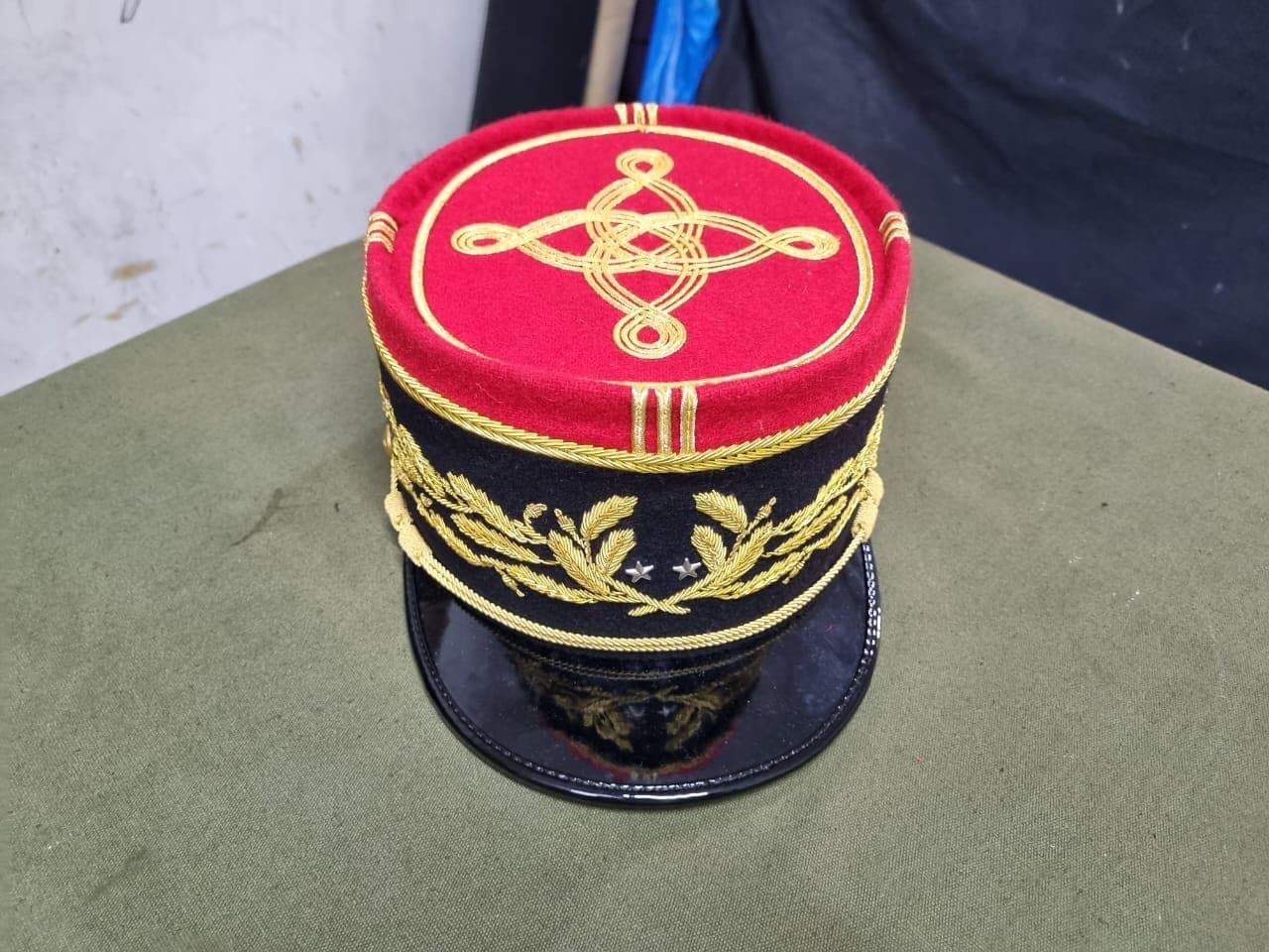 REPLICA RARE WW 2 FRECH ARMY GENERAL CLASSIC III KEPI HAND MADE All Sizes