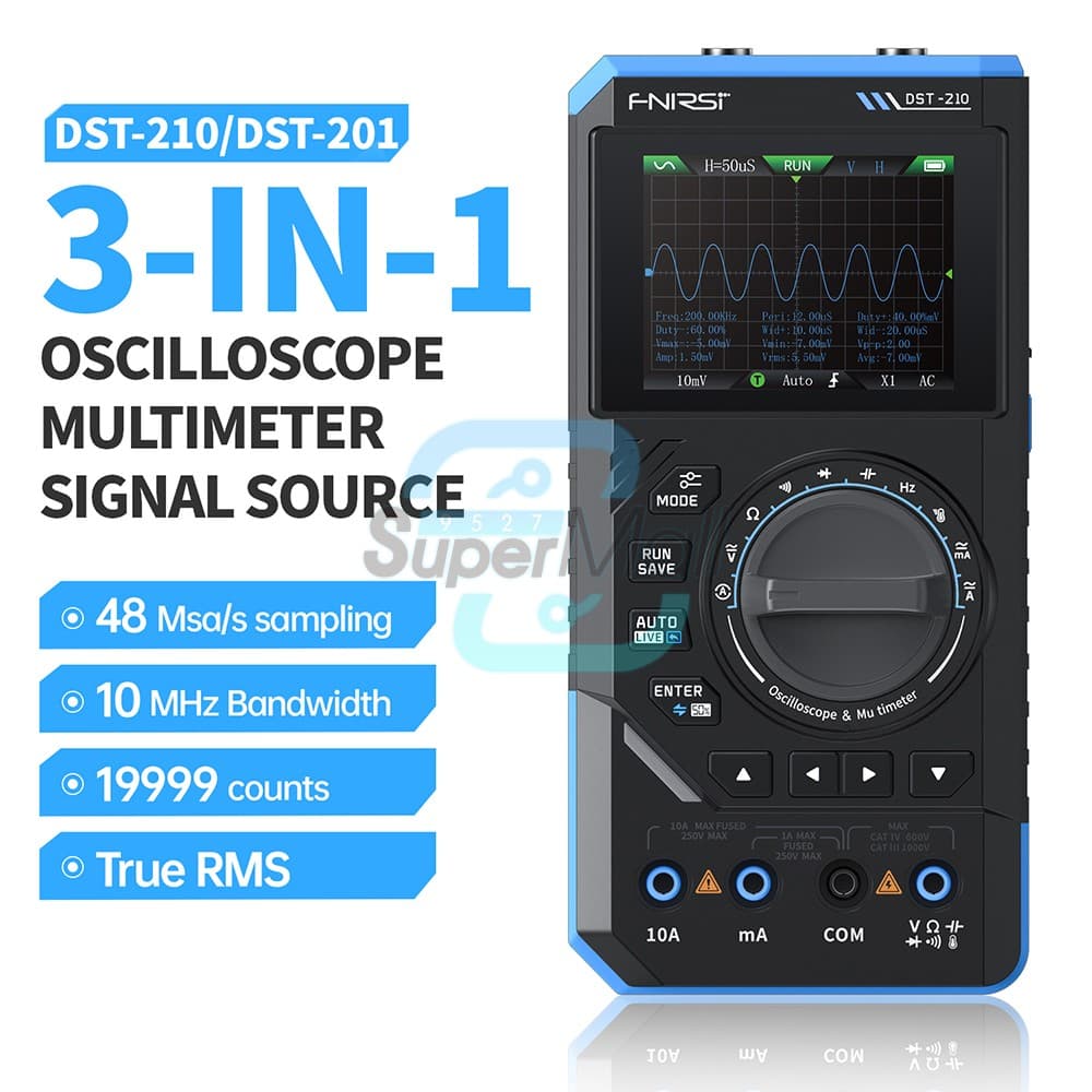 FNIRSI 2C23T 2C53T Digital Oscilloscope Multimeter Function Signal Generator
