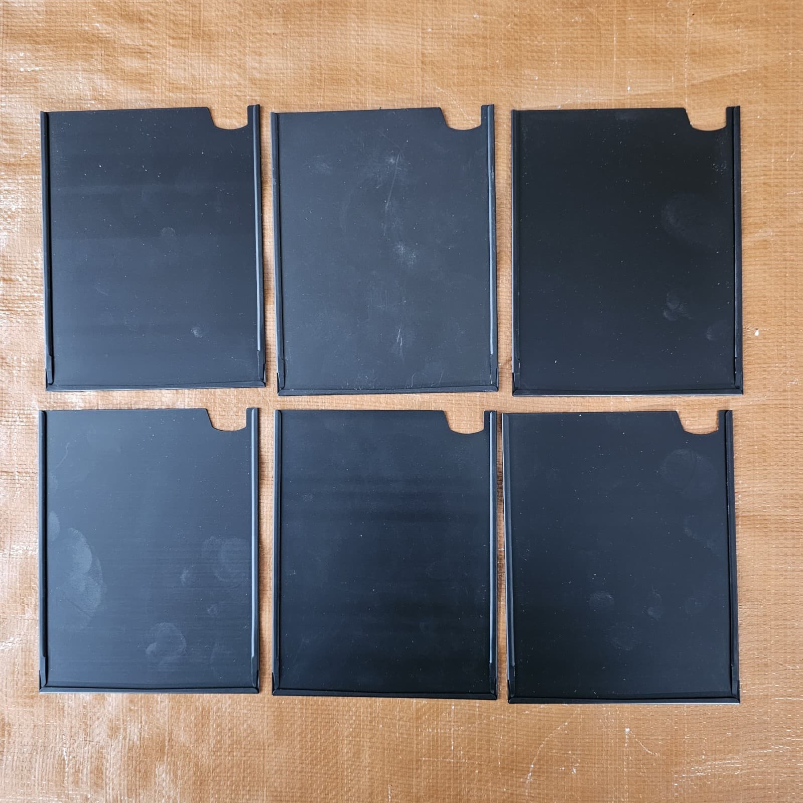 Graflex 6 Septums for 4x5 Grafmatic Holder With Original Box Vintage 2