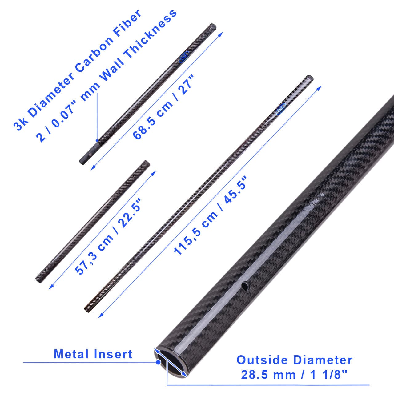 CKG Sand Scoop Handle Pole Metal Detecting Carbon Rod Detector Shovel USED 2