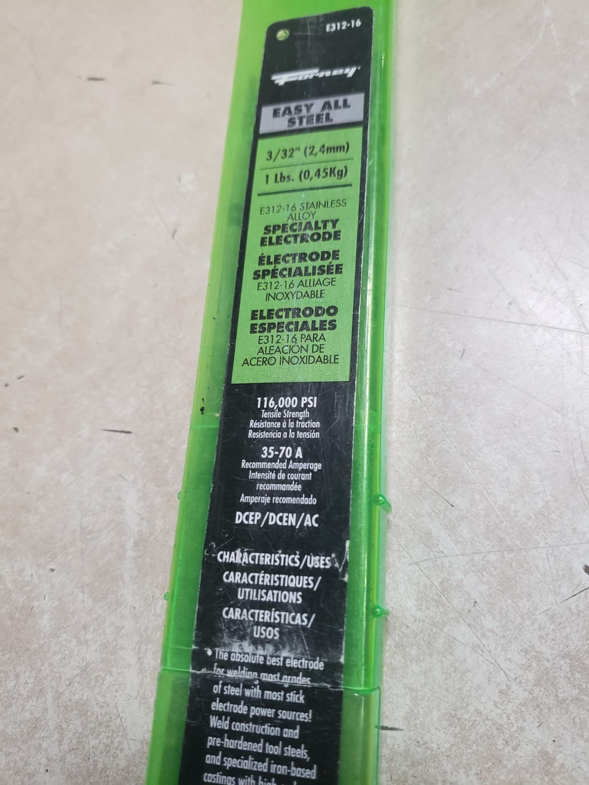 Forney 44557 Stainless Steel Specialty Welding Rod, 3/32-In., 1-Lb 3