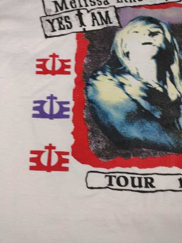 Melissa Ethridge Single Stitch Concert Tshirt - 1995 Yes I Am - Men's XL Origina 3