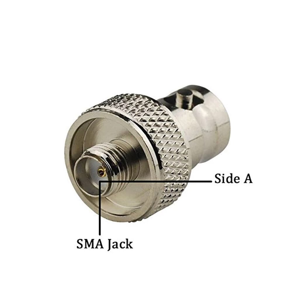 SMA Female Jack to BNC Female Jack RF Coaxial Adapter Connector 5