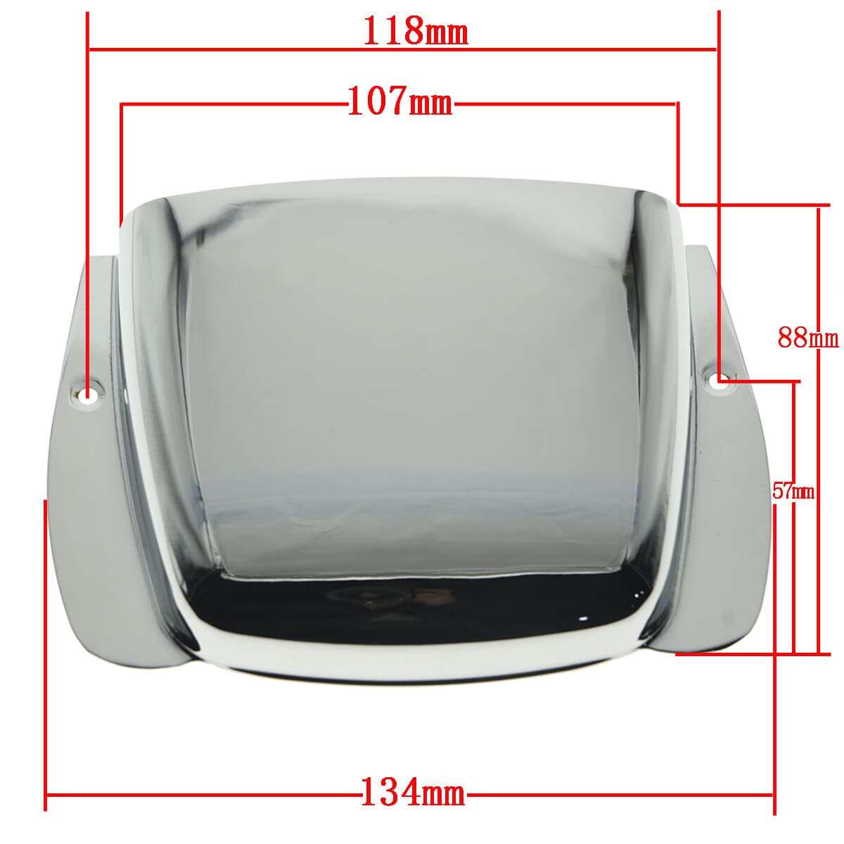 KAISH Chrome P Bass Precision Bridge Protector P Bass Bridge Cover for Bass 3