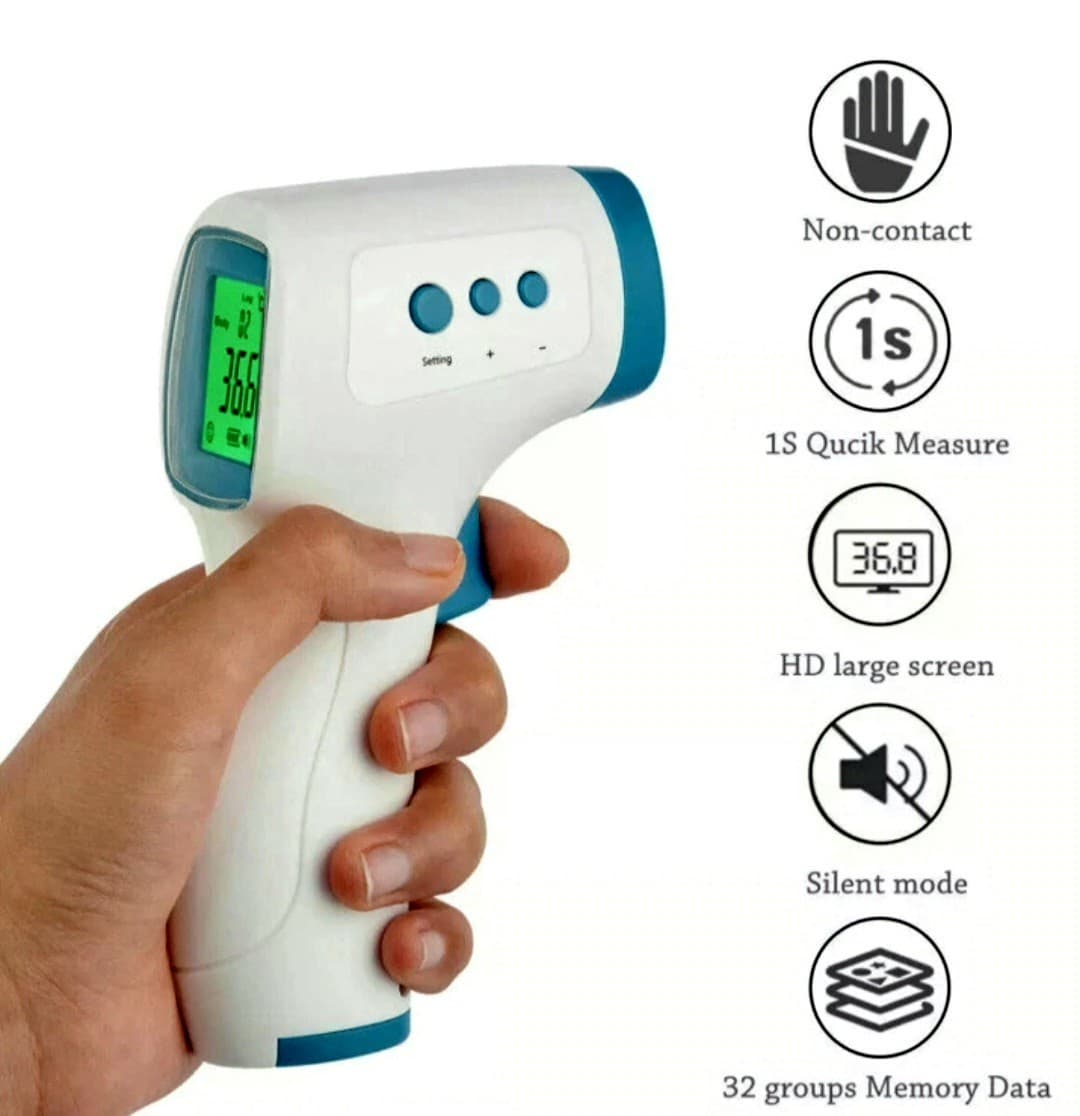 NON-CONTACT CE Medical Grade Infrared Forehead Thermometer LCD Laser USA SHIP🌡 3