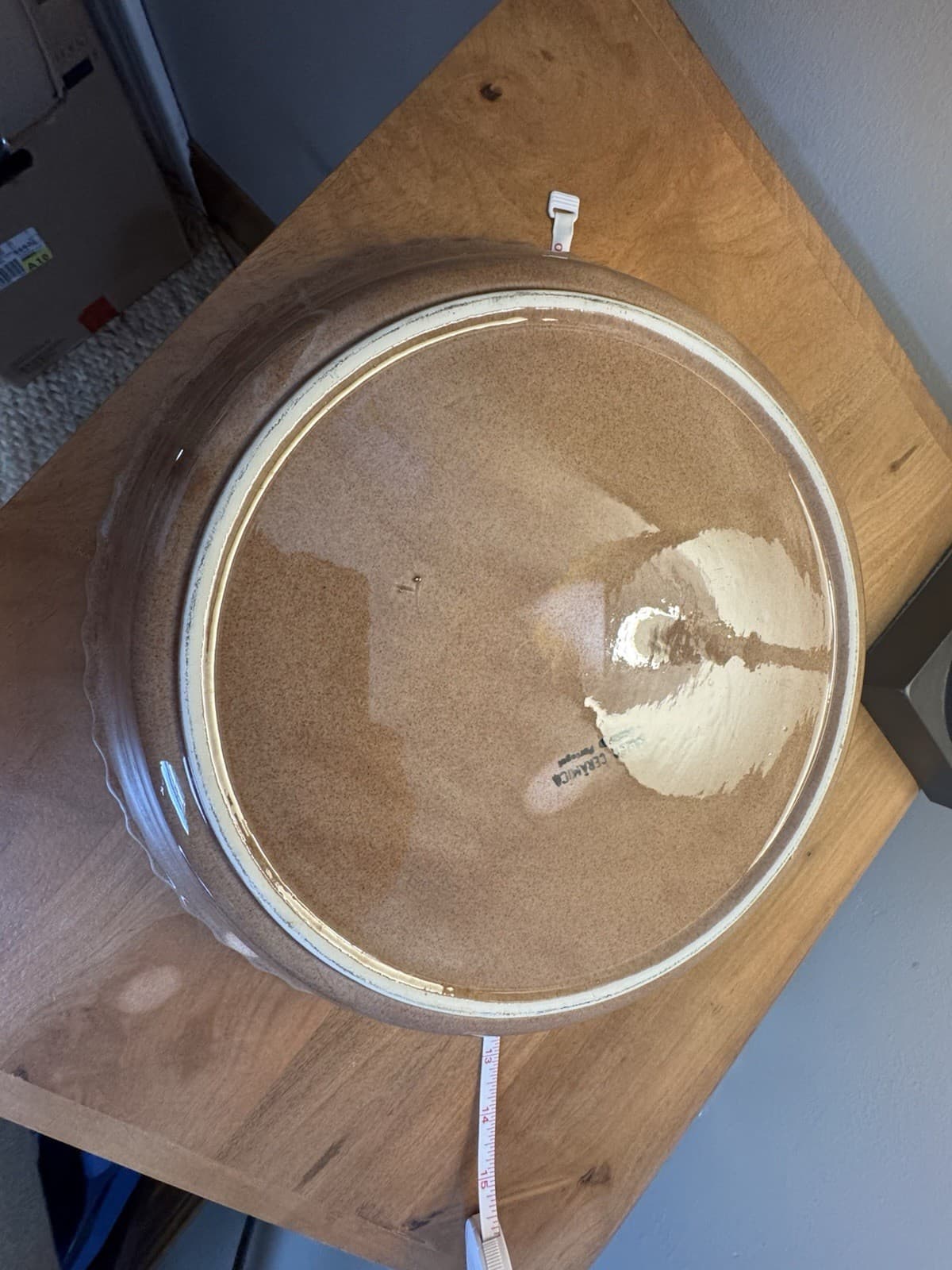 Vintage SMIOR Ceramica Fruit Tart Covered Pie Dish Strawberry Apple Blueberry 14 3