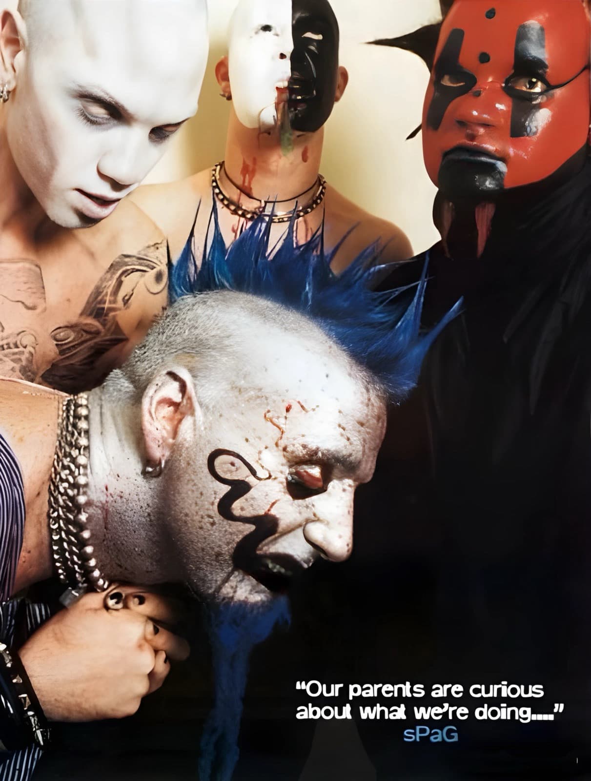 8.5x11 Mudvayne Band Poster L.D. Our Parents Are Curious About What Where Doing