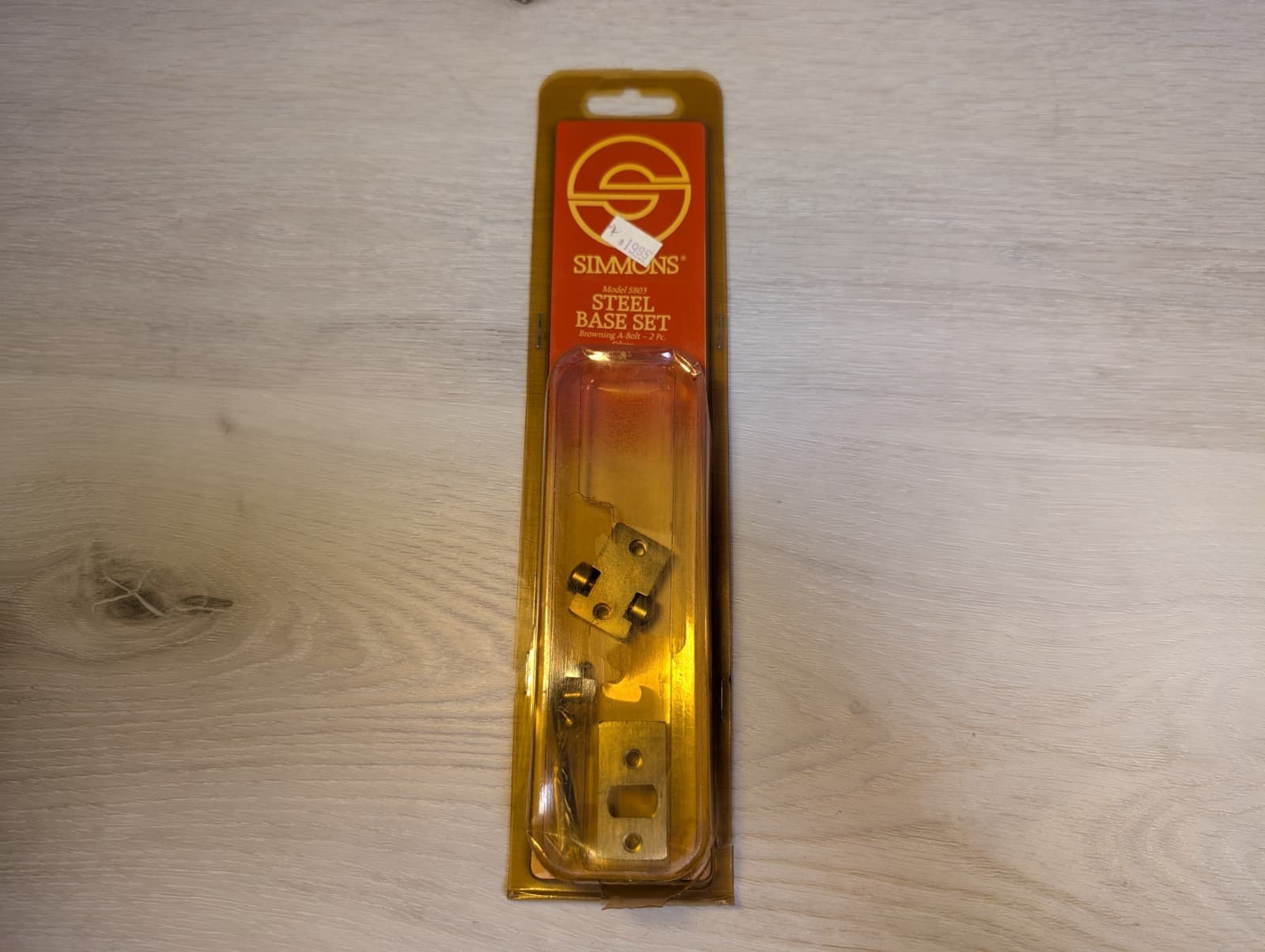 Simmons 2pc Steel Base Set SB03 Browning A - Bolt Silver Rifle Scope Rings Mount