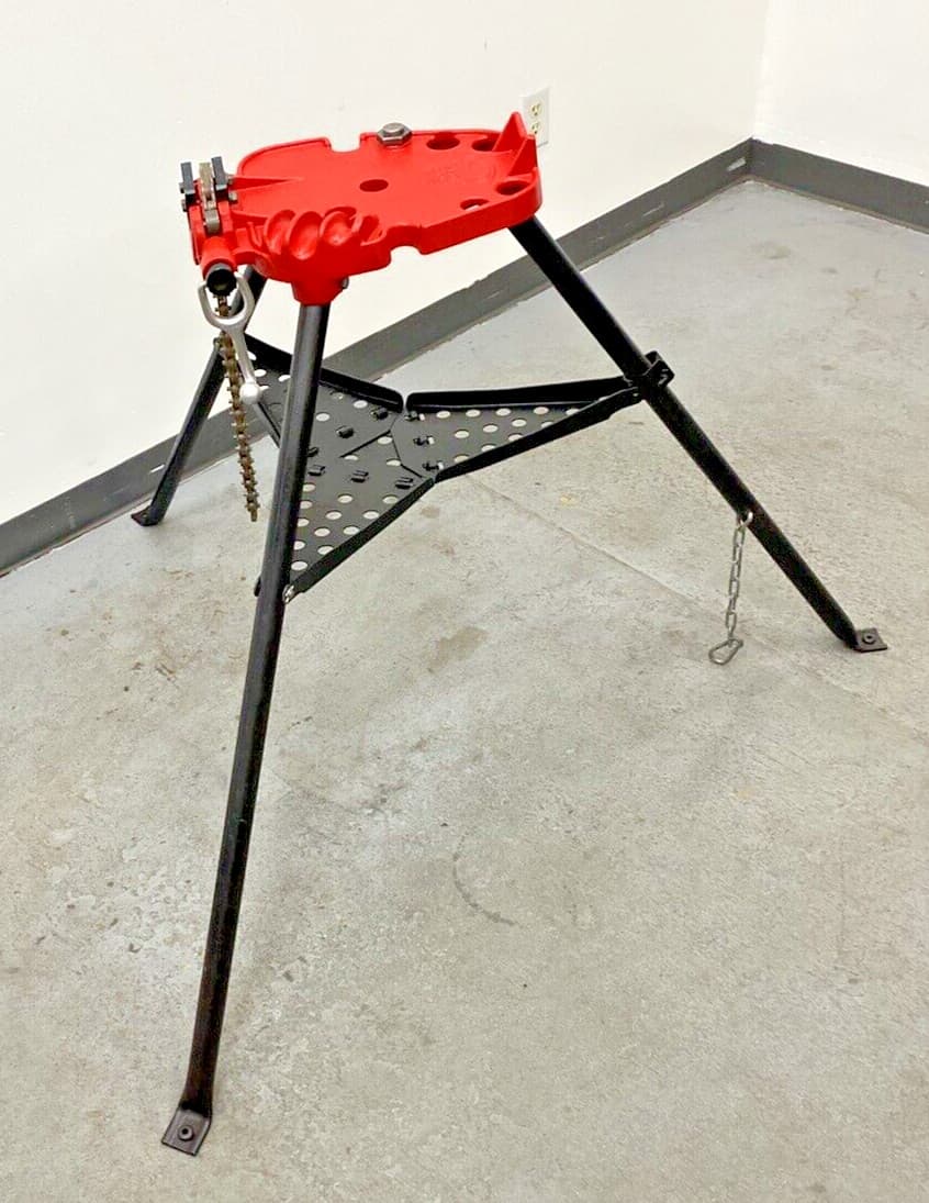 Reed Tool 02306 R450+ Tristand Portable Chain Vise 1/8" To 6” USA 2