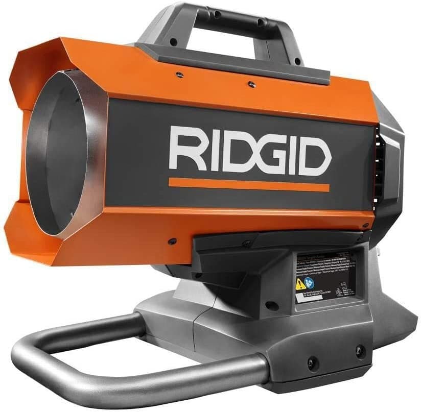 RIDGID Brushless 18V Hybrid Forced Air Propane Portable Heater R860424B