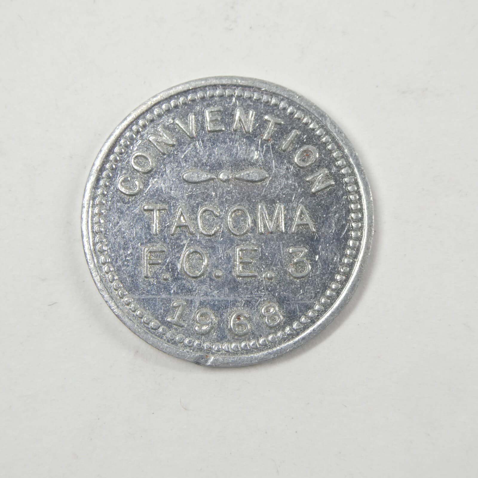 Tacoma WA Eagles FOE Convention 1968 Coin Token Vintage F.O.E.