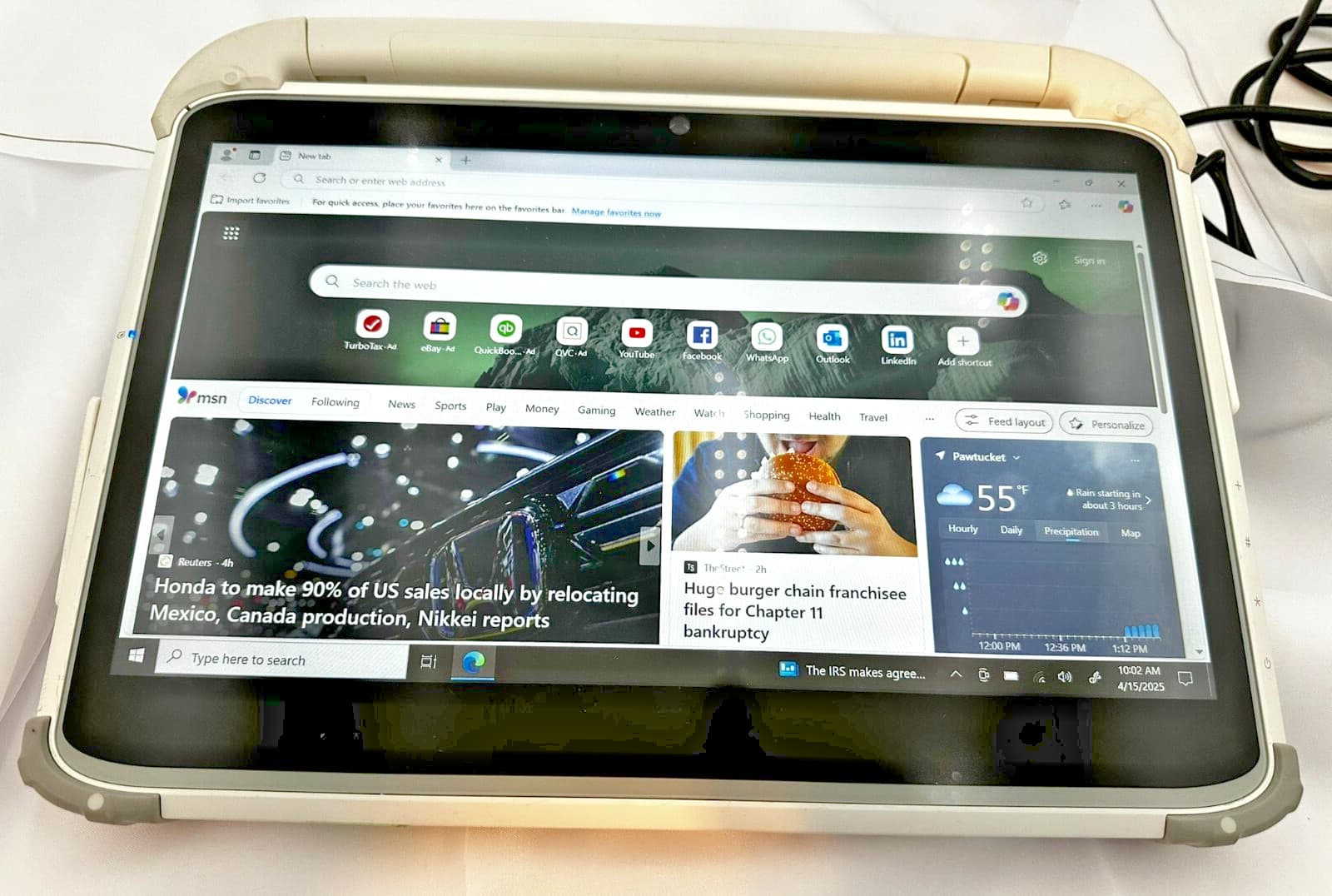 DT Research 13" Touch Screen Tablet #DT313 w/ Intel i5, Windows 10 3