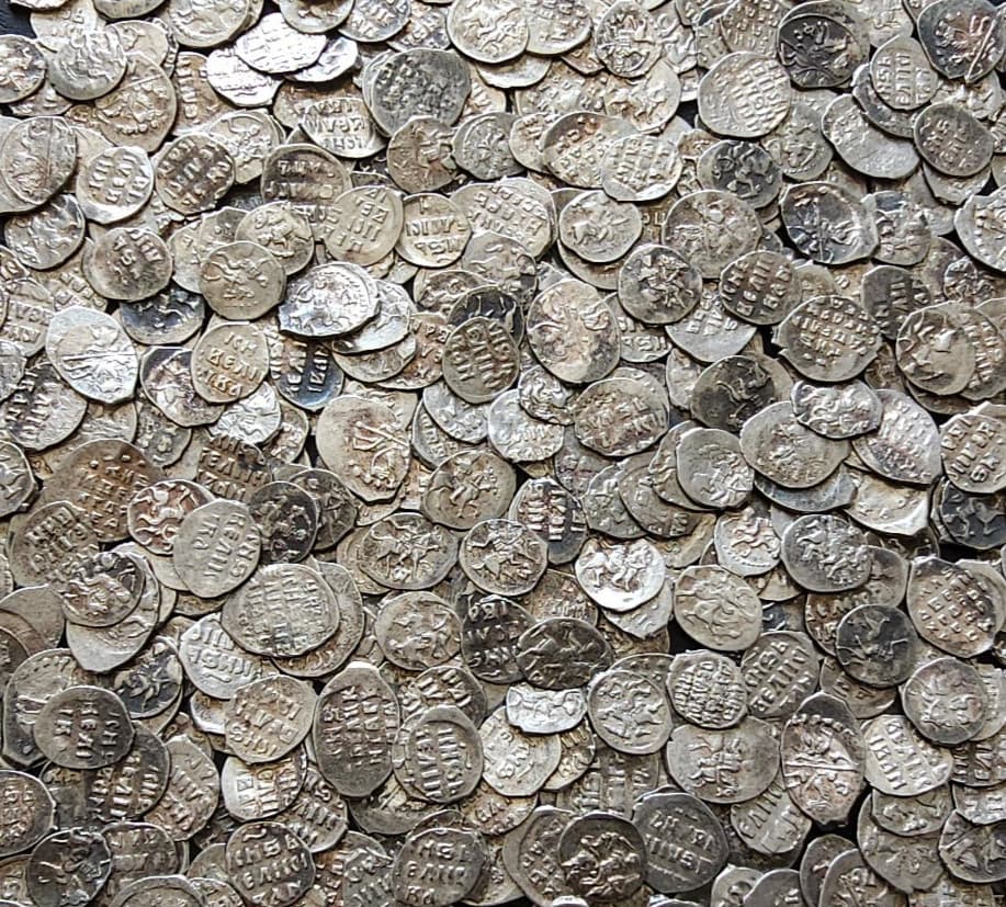 Ivan IV The Terrible 50 pcs Silver Kopek 1533-1584 Wire