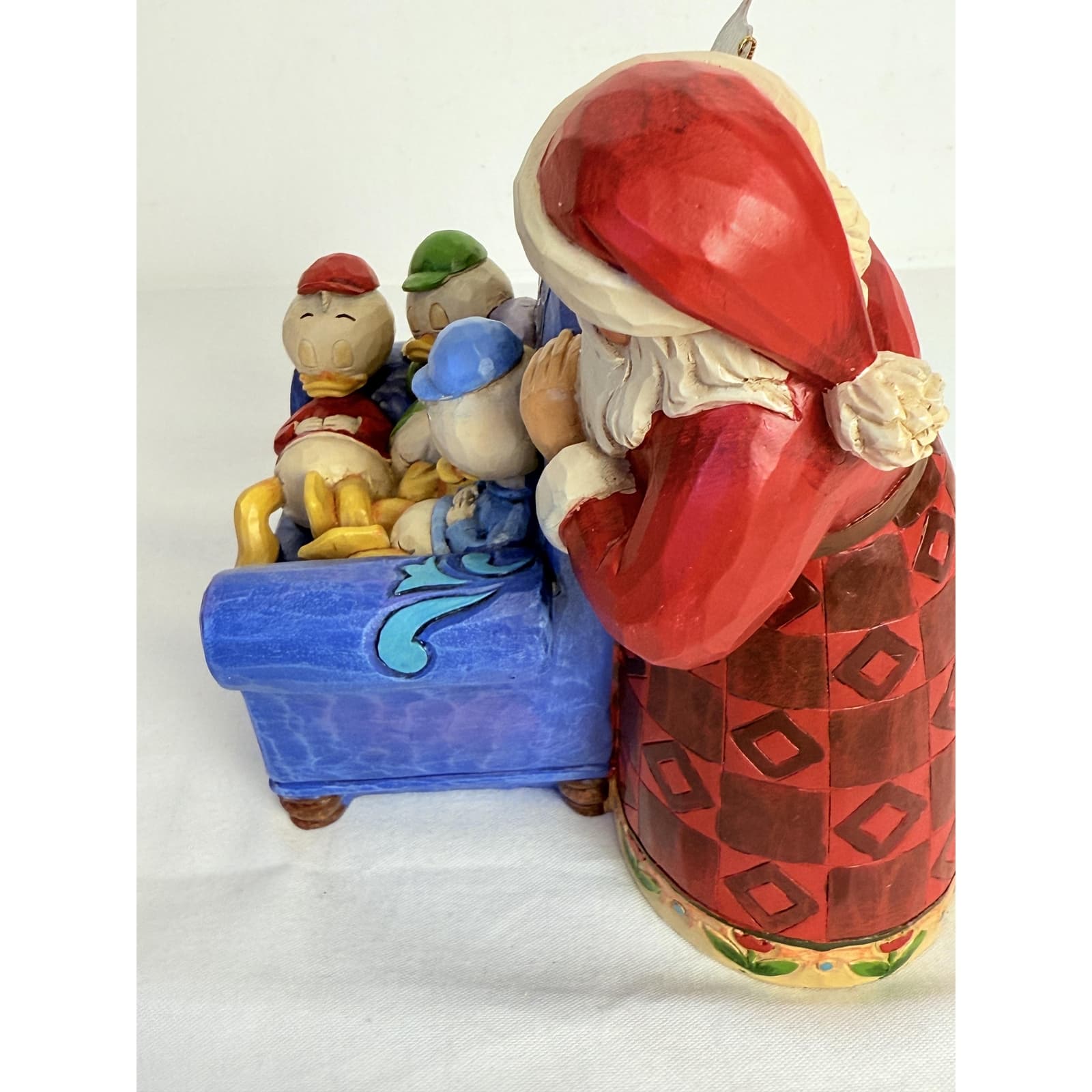Disney Tradition Jim Shore  Santa With Huey Dewey Louie Christmas Figurine 5