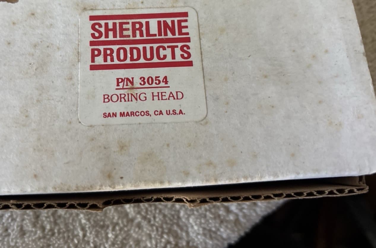 Sherline Boring Head 3054 for Mill – New in Box with Instructions USA 3