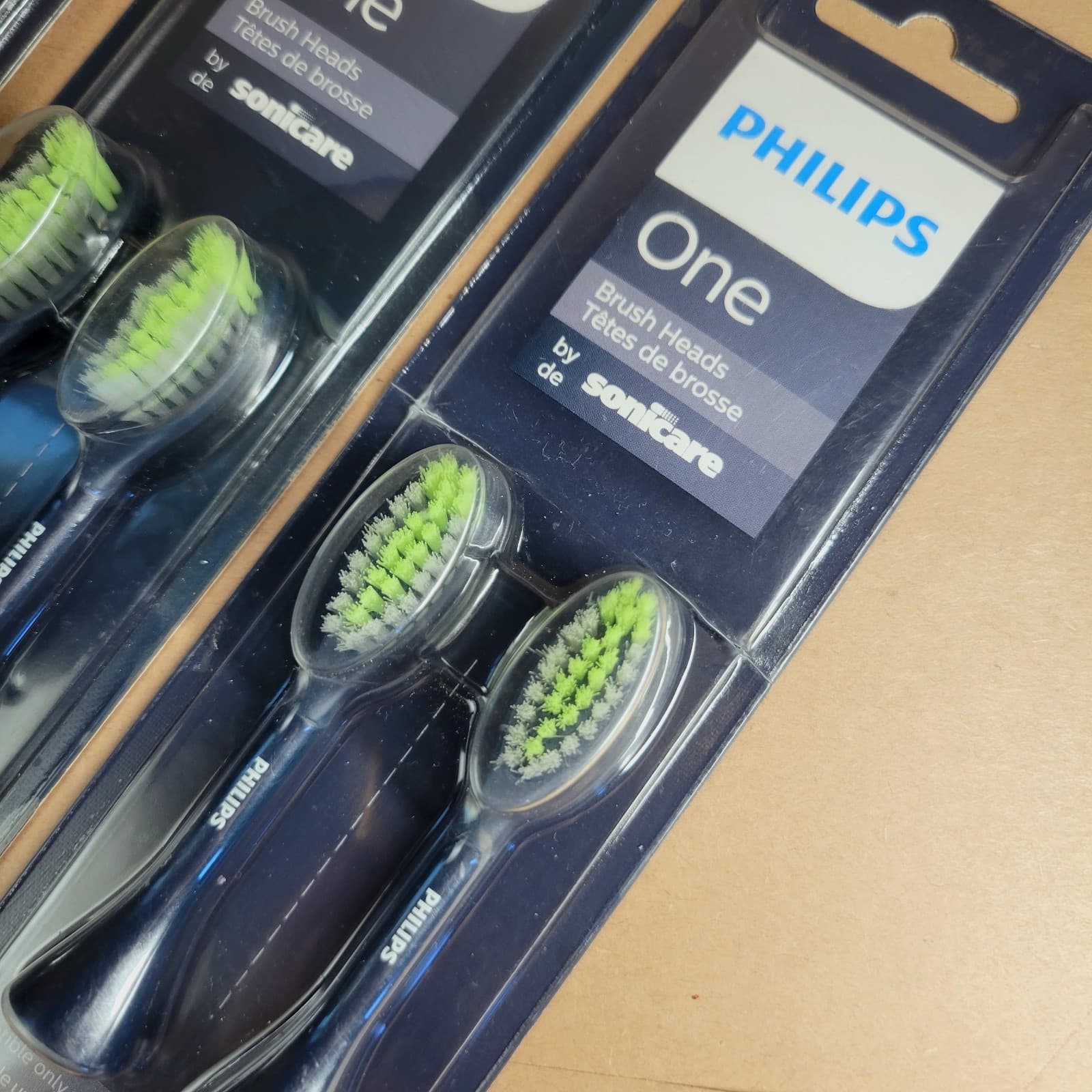 Philips One by Sonicare Replacement Brush Heads – Lot of 3 Packs (6 Total) – NEW 3