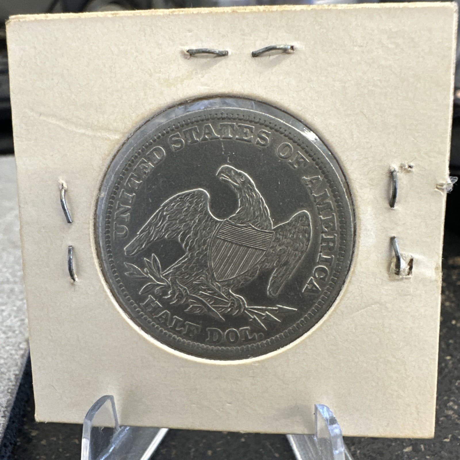 1838 Capped Bust Half Dollar, Reeded Edge 6