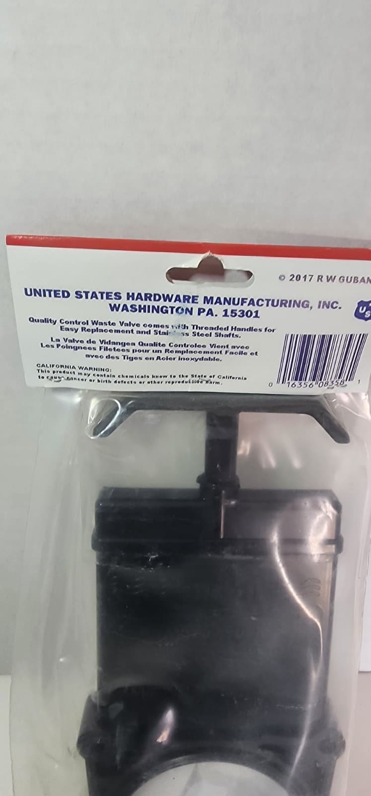 US Hardware RV-515B Waste Valve, 3" 6