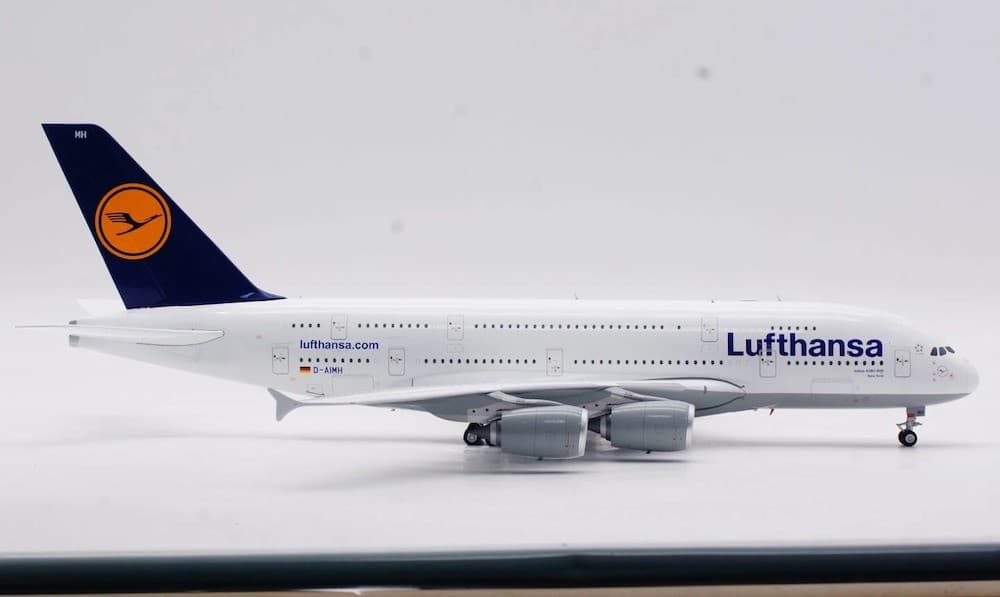 SQ Wings L2078 Lufthansa Airbus A380-800 New York D-AIMH Diecast 1/200 Jet Model 5