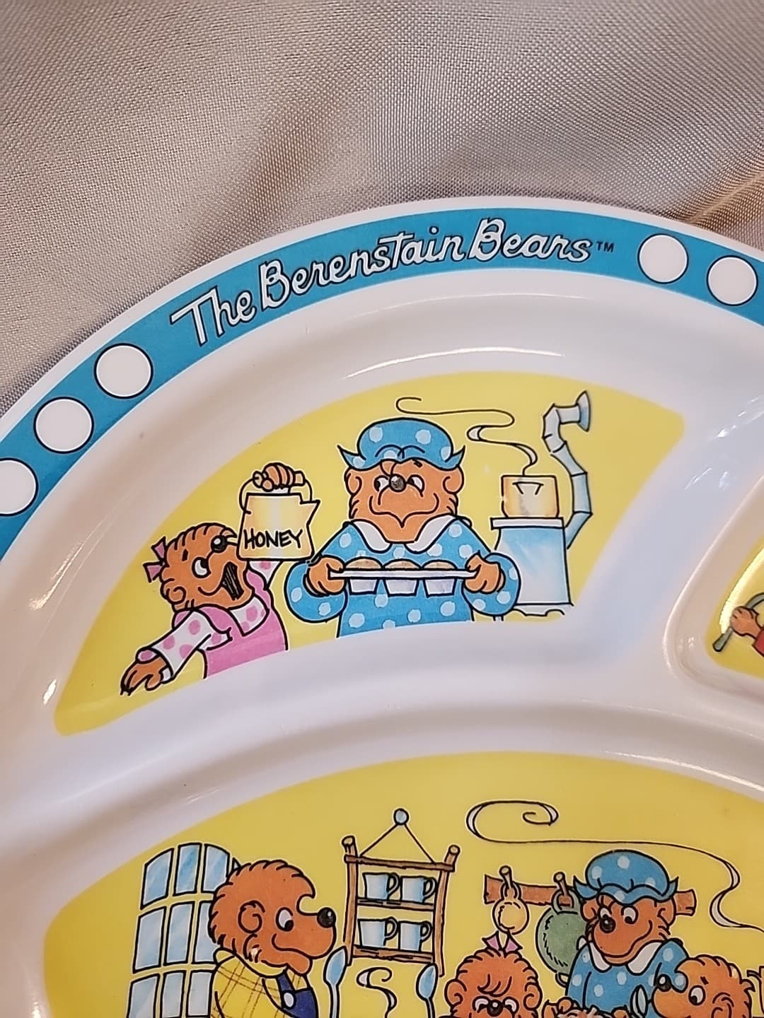 The Berenstain Bears Melamine Divided Plate 3