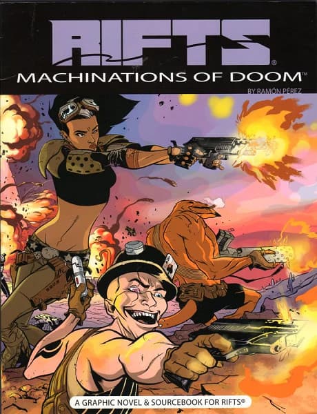 Rifts Graphical Novel & RPG: Machinations of Doom PLB871 $22.99 Value