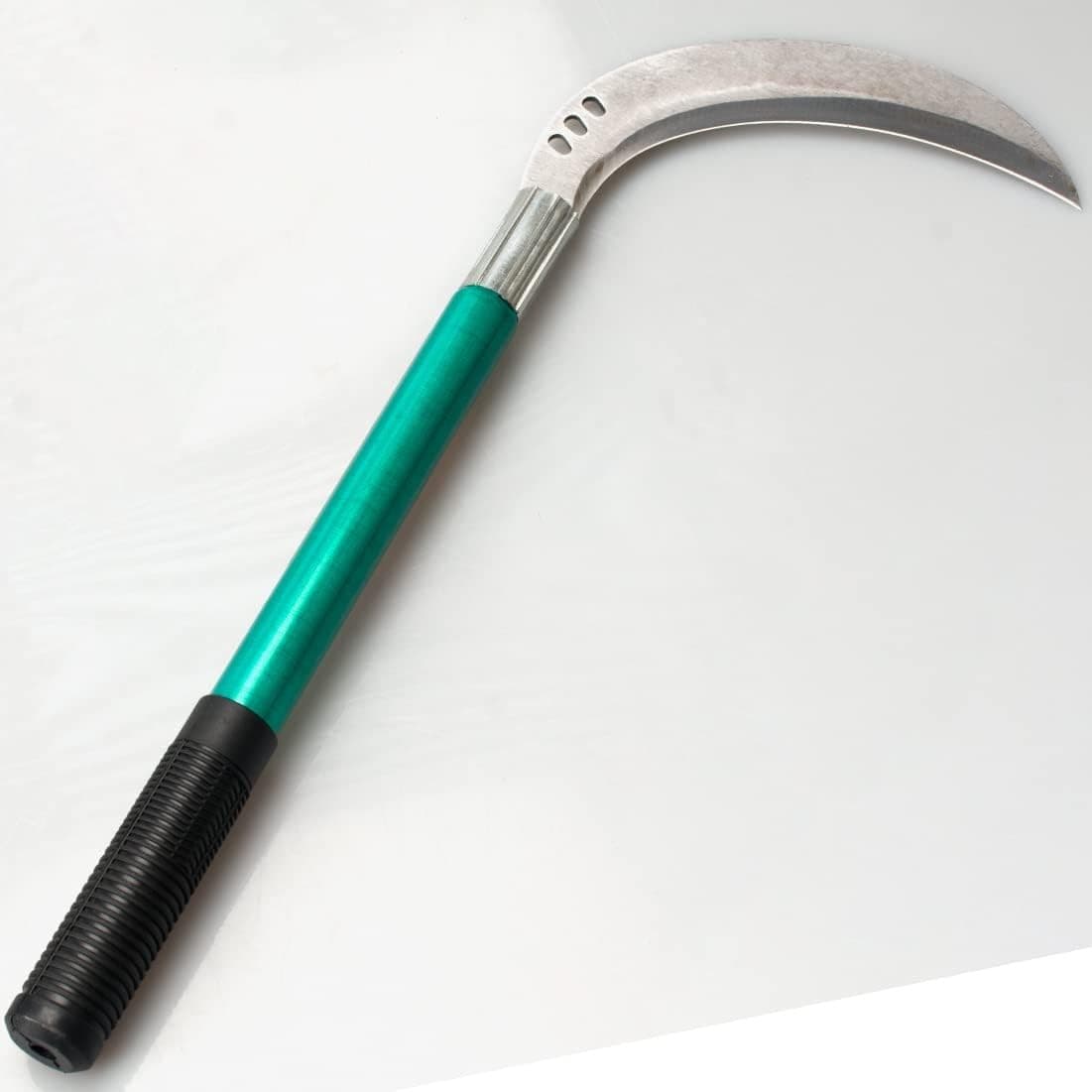 Steel Grass Sickle,Clearing Sickle,Brush Clearing Sickle with Carbon Steel Blade 6