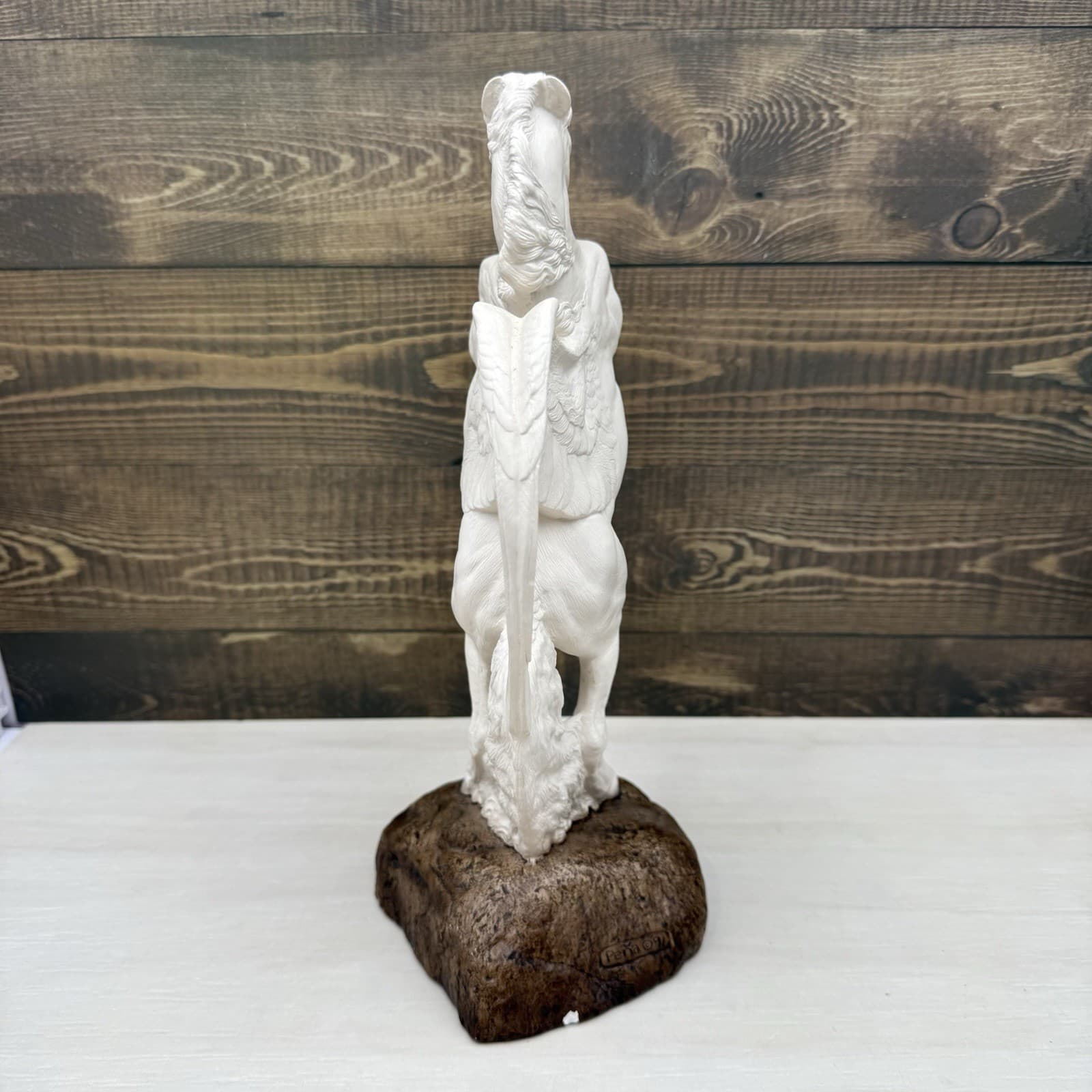 Windstone Editions 1991 Pena Stallion Rearing Pegasus Flying Horse Figurine 3
