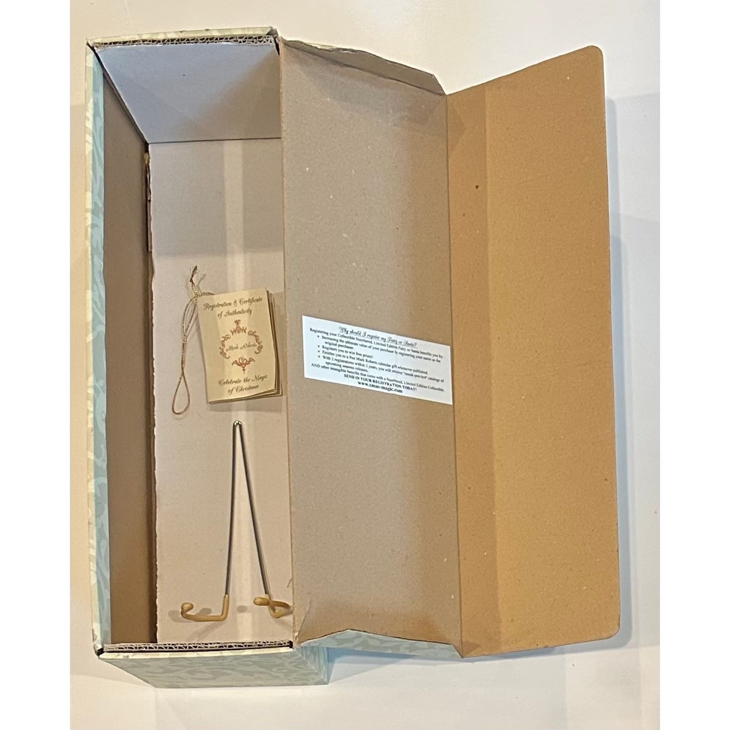 Mark Robert’s Hospitality Fairy Med. 51-62326 Original Box W/Certificate Of Auth 2