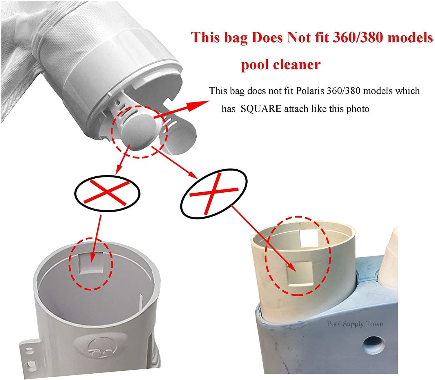 280 Pool Cleaner Leaf Bag K15 K-15 For Zodiac Polaris 280/480 Leaf Bag K15  3