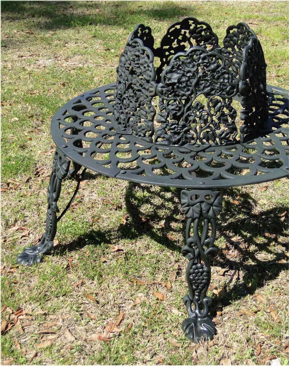Victorian Tree Surround Garden Bench 48 Inch Diameter 3