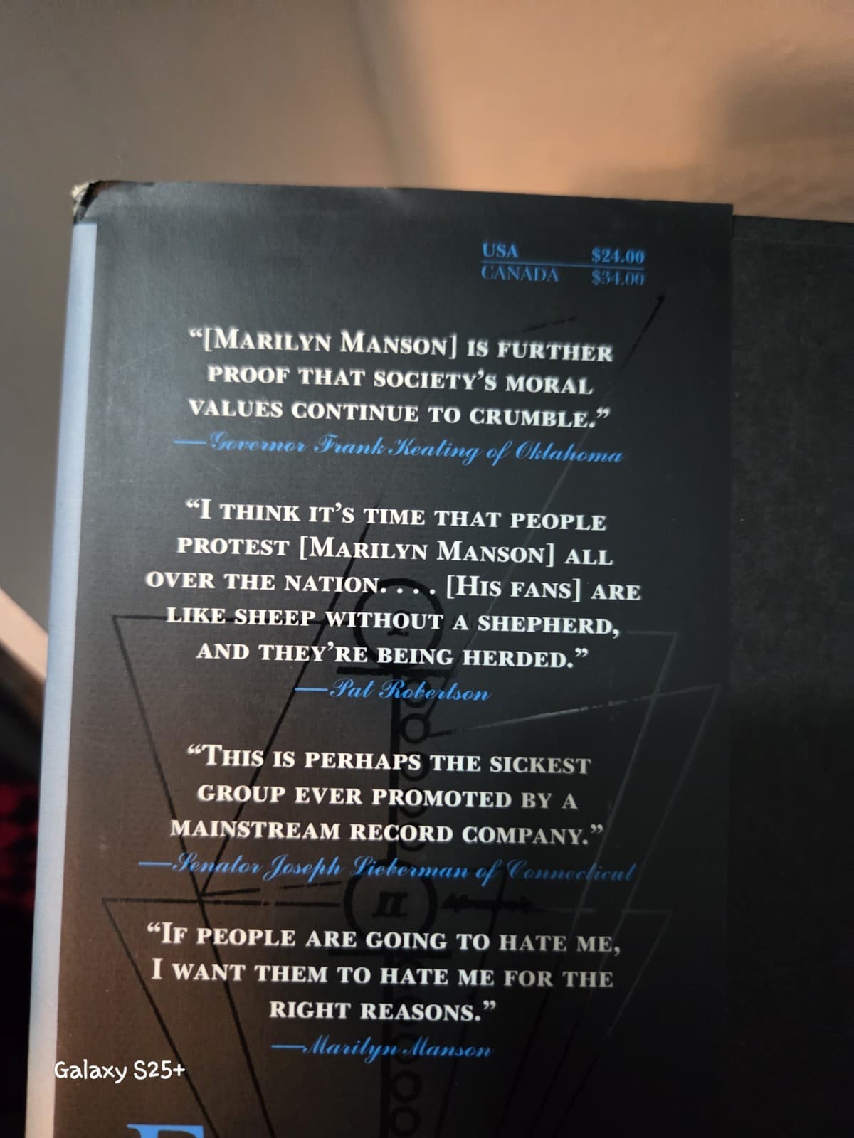 Signed Marilyn Manson Autobiography Book 1998 1st Edition Full Signature 🔥  4