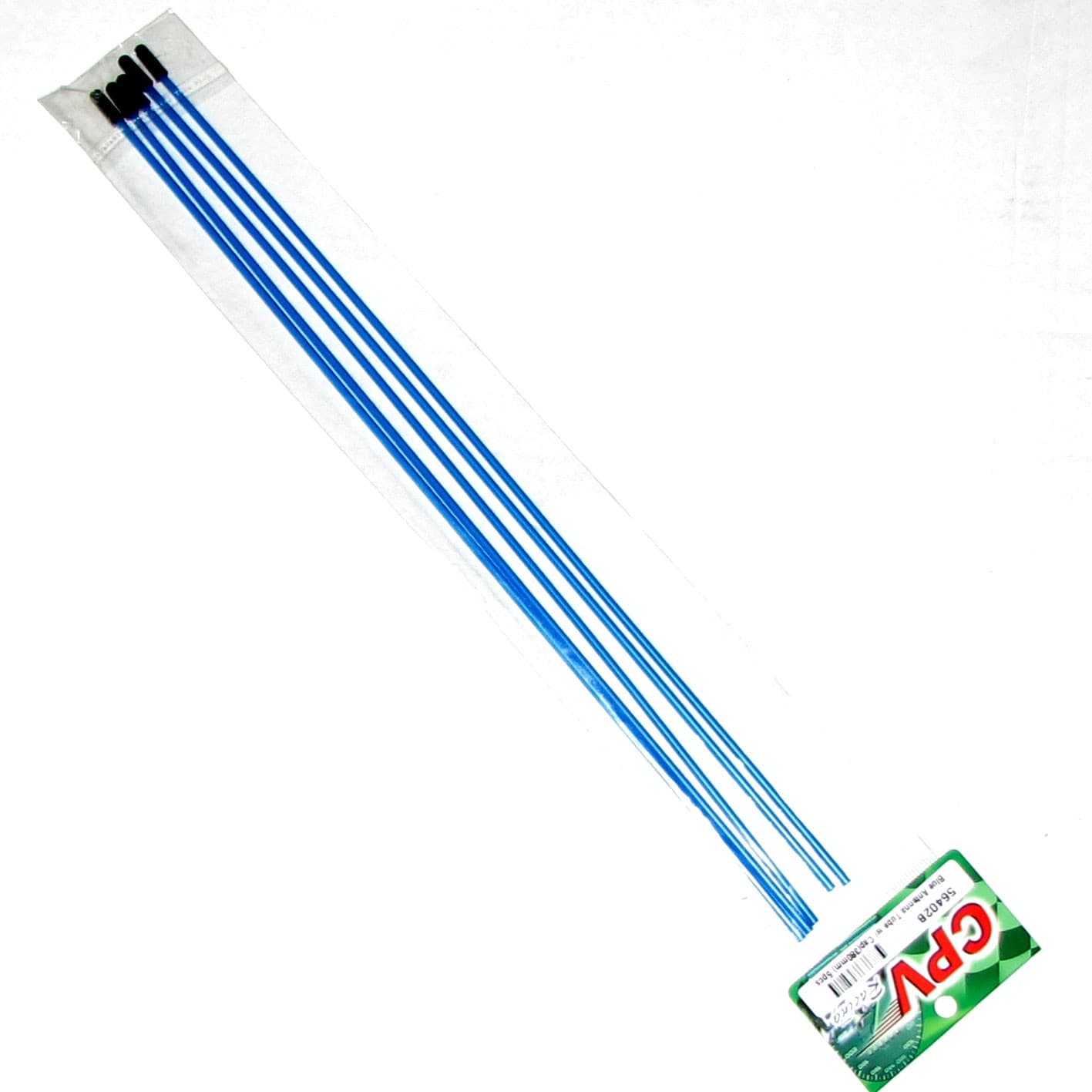 3.2x1.5mm Blue Antenna Tube 380mm 5PCS for RC Model Buggy Car Truck Racing Boat