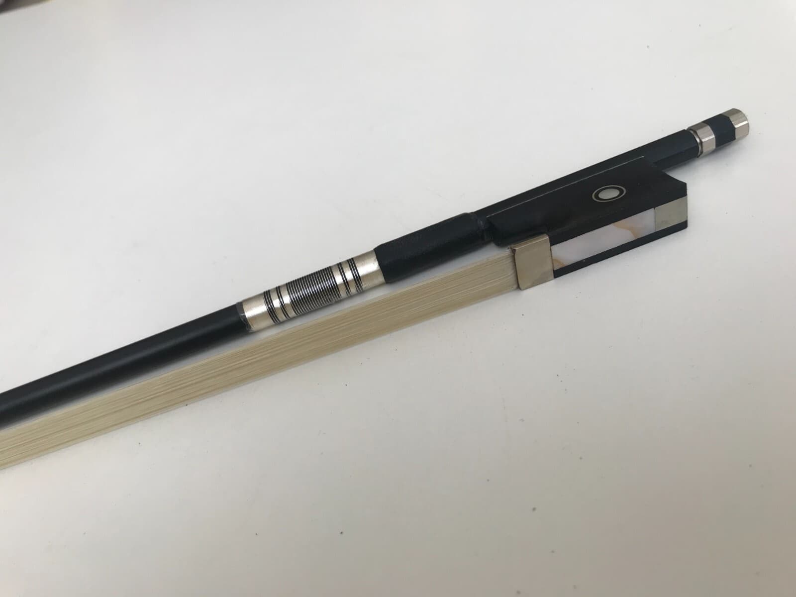 Black Carbon Fiber Violin  bow 4/4 Full Size  6