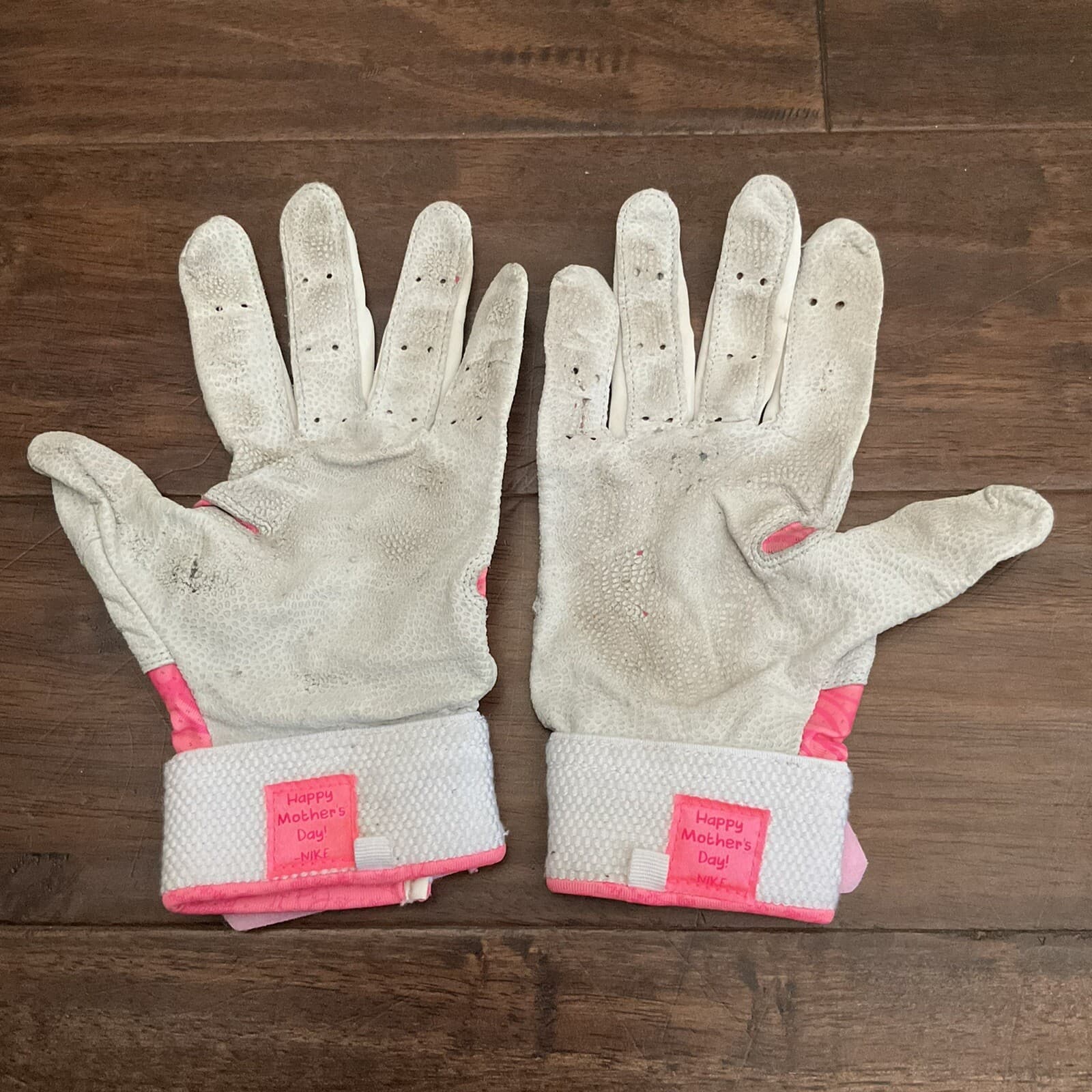 Will Smith GAME USED MOTHER’S DAY BATTING GLOVES pair worn 2