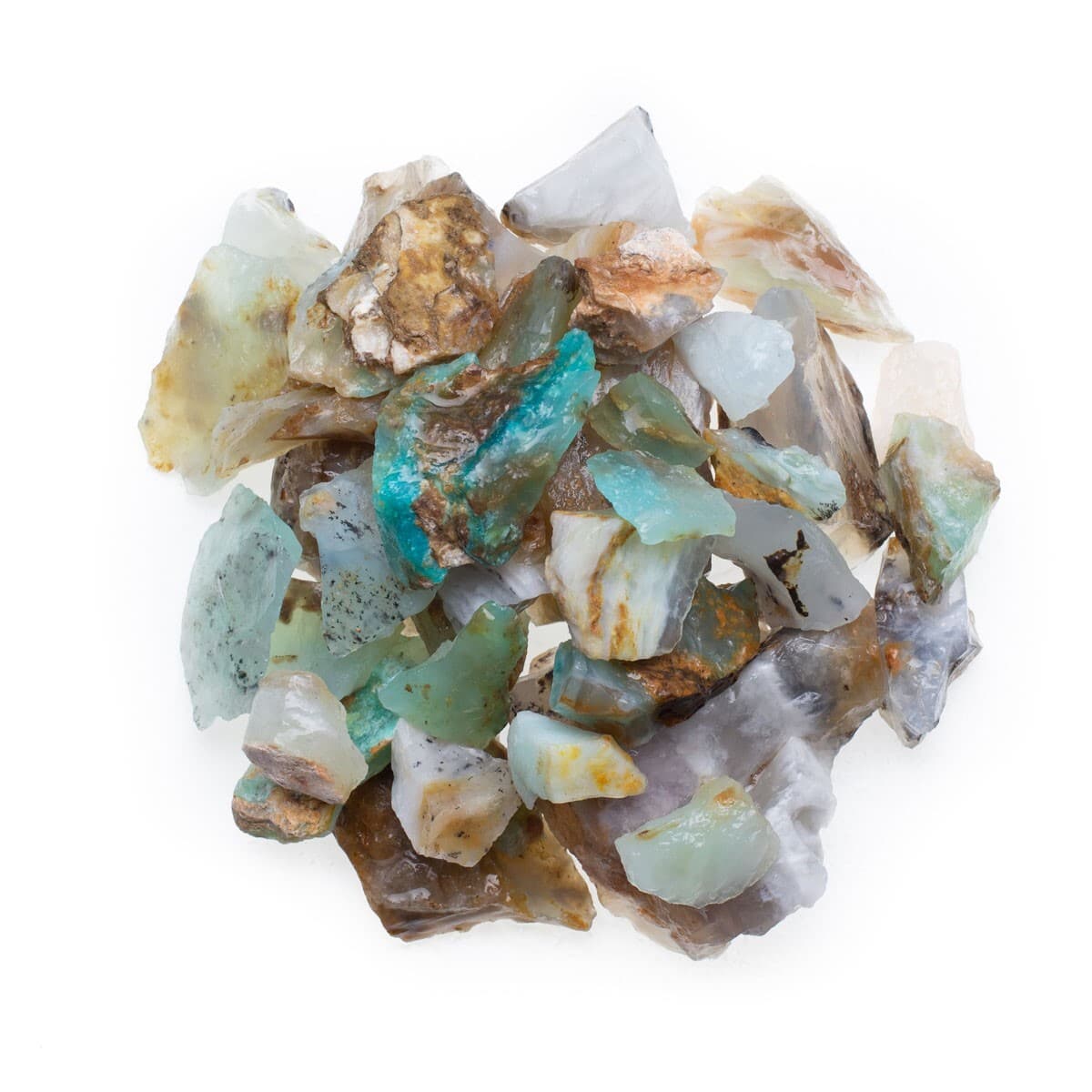 Blue Opal - Rough Rocks for Tumbling - Wholesale Stone Crystal Andean (Peru) 2