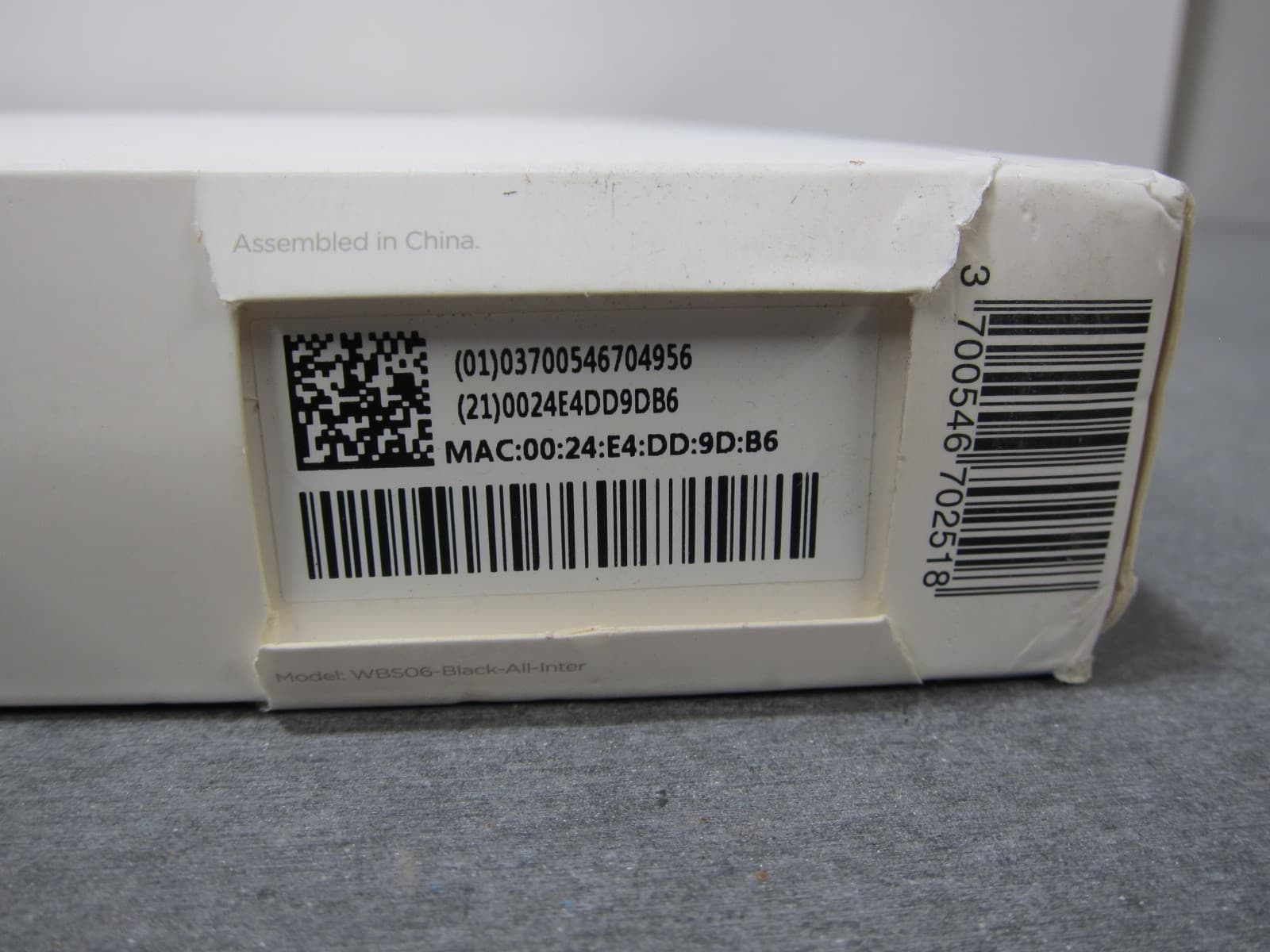 Withings Body Weight & BMI Wi-Fi Smart Scale BLACK WBS06 NEW IN SEALED BOX 6