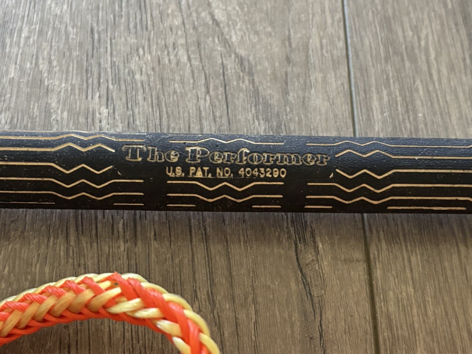 1970's Vintage Water Ski Tow Rope "The Performer" PATENT 4043290 3