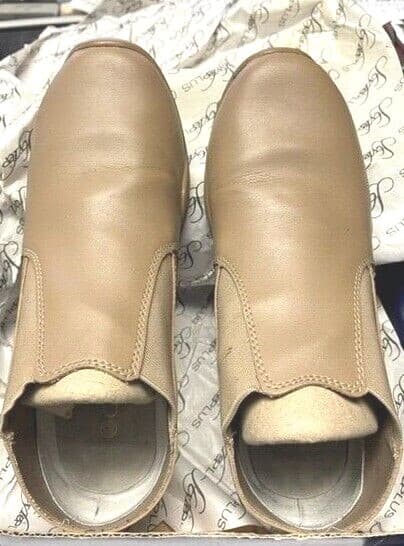 Womens 6 Styleplus Releve #8525 Nude Tan Dance Jazz Flags Colorguard Shoes
