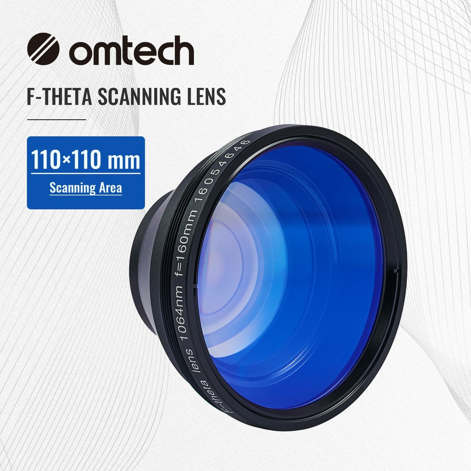 F-Theta Scan Lens Field Lens for 1064nm Optical Fiber Laser Marking Machine