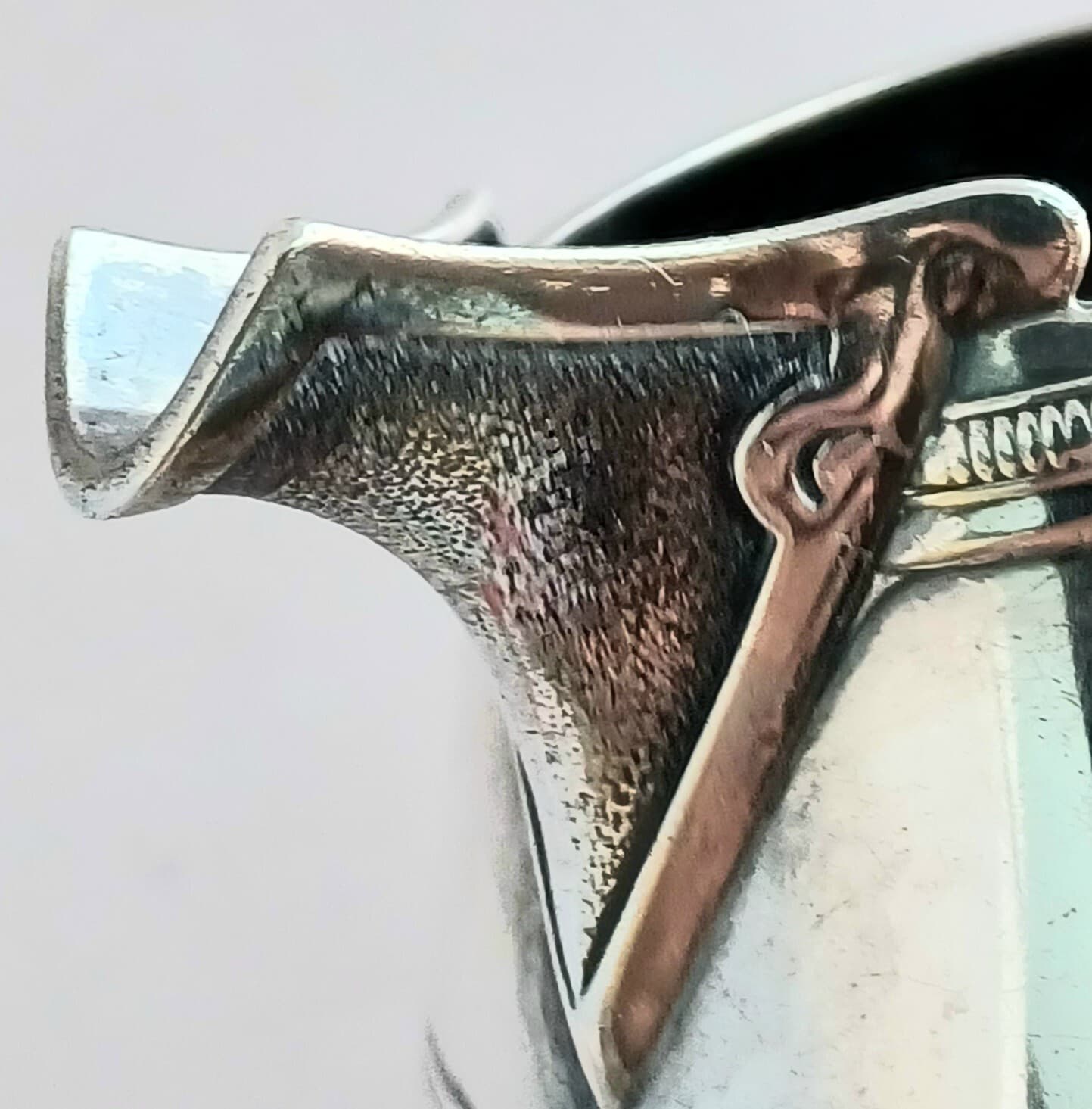 Gorham Coin Silver Floral Creamer 3" tall 4