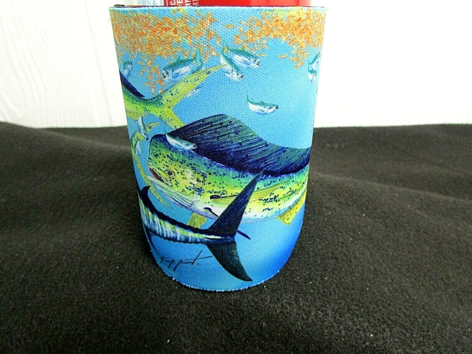 DORADO Soda Beer Can Holder WAHOO MAHI Insulator Cooler Koozie Gamefish (1) L8