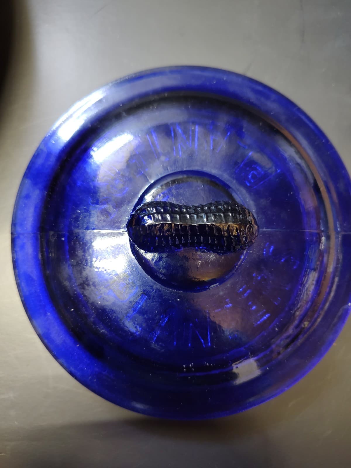 Planters Peanut Jar Cobalt Blue 5