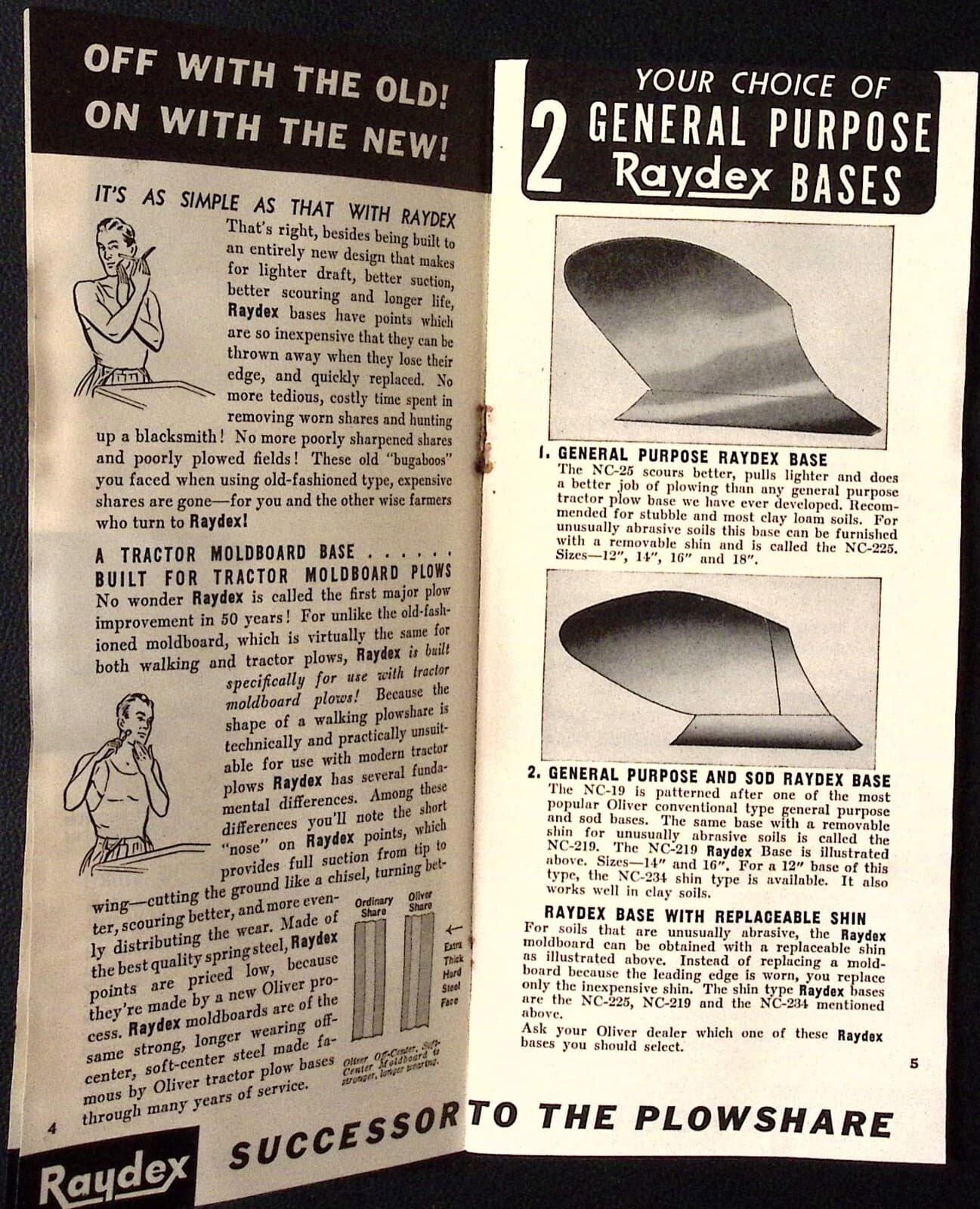 1941 Raydex Successor to the Plowshare Brochure Oliver Farm Equipment Co 4